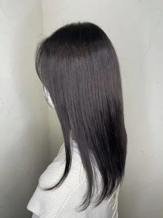 セミロング カラー 韓国ヘア🫧艶カラー 🫧髪質改善/オオヤのヘアスタイル