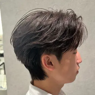 ショート パーマ メンズ MEN'S HAIR BLEACHi 盛岡店所属・渡辺 賢明のヘアスタイル