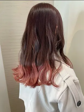 セミロング カラー 朝比奈 優之介のヘアスタイル