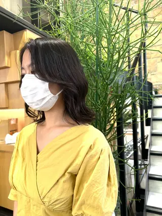 ミディアム カラー メンズカット/柏/韓 国/メンズパーマ航太のヘアスタイル