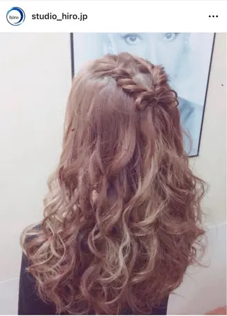 ロング 京都.祇園セットサロン:スタジオ ヒロ【Studio hiro】所属・ヒロ(hiro) •スタジオヒロのヘアスタイル