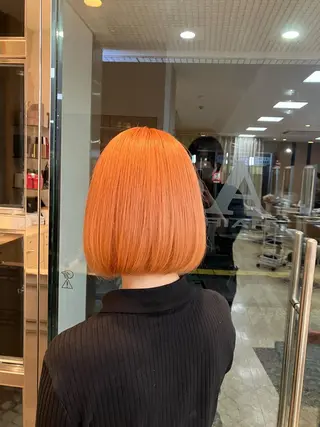 ミディアム カラー THE ESSENCE 蔵前所属・怜音/ REONのヘアスタイル