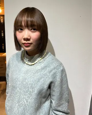 ミディアム 豊中徒歩1分/ towa/AIのヘアスタイル