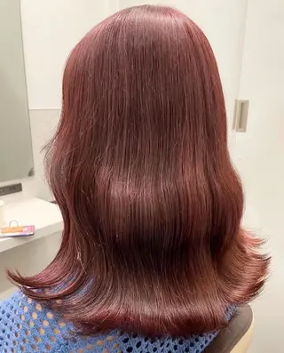 セミロング カラー 🌷レイヤー・ボブ /tomomi🌷のヘアスタイル