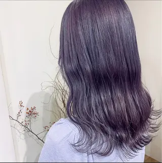 ミディアム カラー 酸性縮毛矯正 梅田茶屋町 Juriのヘアスタイル