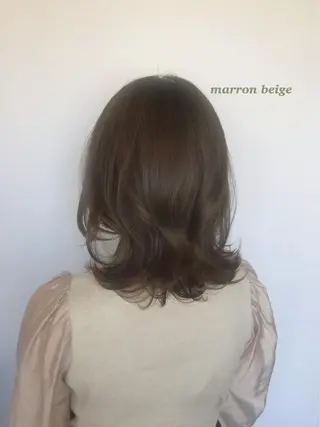 ミディアム カラー ヘアアレンジ topstylist 芳賀みなみのヘアスタイル