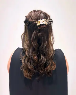 ヘアアレンジ ヘアセット/暖色 /レイヤー 山田寛菜のヘアスタイル