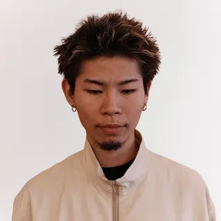 ショート メンズ ブリーチなしWカラー レイヤー/KOHNOのヘアスタイル