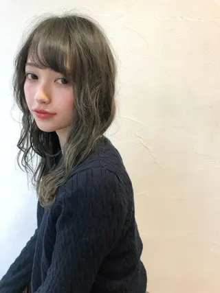 ミディアム カラー メンズカット特化柏駅 徒歩3分LOUのヘアスタイル