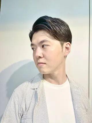 ショート ヘアアレンジ メンズ 髪や目黒店所属・Kamiya's TOKYO 安孫子のヘアスタイル