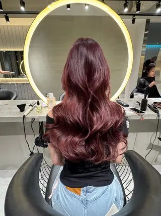 カラー ハセ/韓国ヘア / lond uluのヘアスタイル