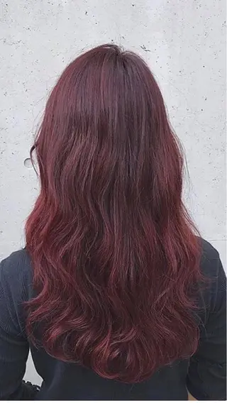 セミロング カラー Luela堅田所属・田中 裕士のヘアスタイル