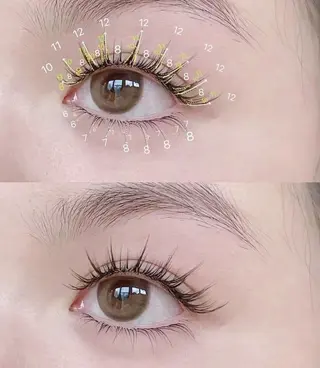 マツエク・マツパ Cute B e au t yのマツエク・マツパデザイン