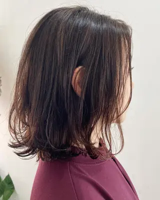 ミディアム パーマ フラム所属・WATANABE MISAKIのヘアスタイル