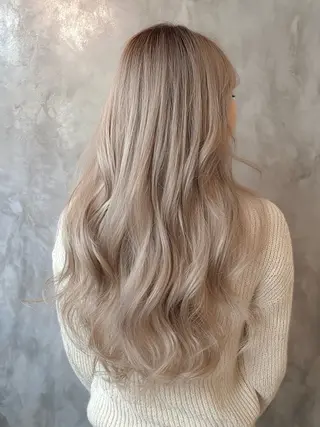 ミディアム カラー 池袋/カラー特化🎨 ロング料金なし🩵のヘアスタイル