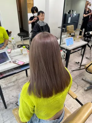 ロング カラー 🔥ブリーチカラー 槙川のヘアスタイル