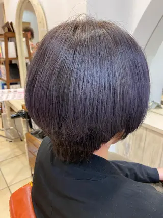 ショート カラー ウルフ/レイヤー /髪質改善　ナユタのヘアスタイル