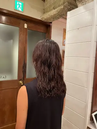 ミディアム パーマ ボブ/縮毛矯正/レイ ヤー♡Natsukiのヘアスタイル