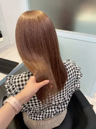 セミロング ヘアアレンジ カラー 公式PARADE💐 池袋💐のヘアスタイル