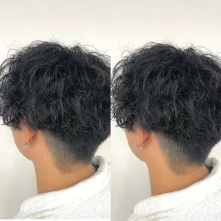 パーマ メンズ MEN'S/パーマ/ ハイトーン🎨英吉のヘアスタイル