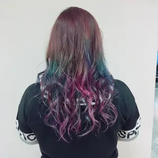 ロング カラー ヘアアレンジ 【Sweep】おじま のぞみのヘアスタイル