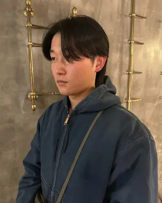 ショート メンズ グランジヘア 無造作ヘアHYUGAのヘアスタイル