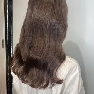 カラー ロング 髪質改善 ブリーチ fiti横須賀中央のヘアスタイル