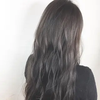 セミロング ブリーチなしダブル/ レイヤーカット 小棹のヘアスタイル