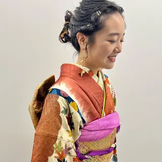 ミディアム ヘアアレンジ Nico所属・Nico🌛 Karenのネイルデザイン