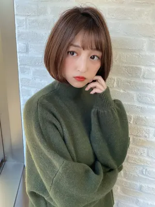 ショート ヘアリゾート粋　新宿三丁目本店所属・前地 麻衣のヘアスタイル