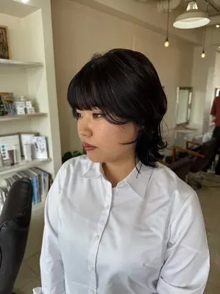 ショート Maho/海外 レイヤー/ハイトーンのヘアスタイル