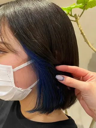 ミディアム Misaki ║ツヤカラーのヘアスタイル