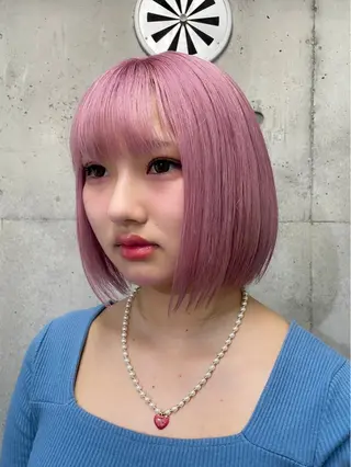 ショート ハイトーン/ブリーチ /ウルフ⛓️MAKIのヘアスタイル