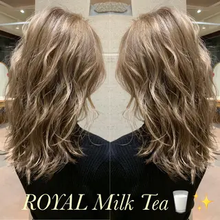 セミロング カラー カラーなら川嶋宏旭✨ salonLEPIAのヘアスタイル