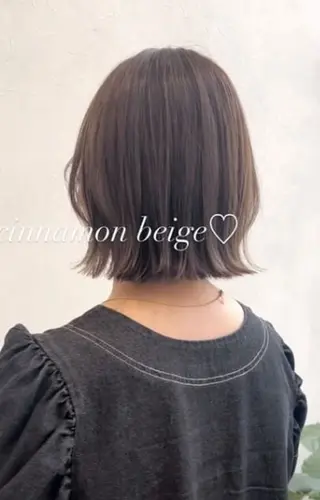 ミディアム カラー nakahara madokaのヘアスタイル