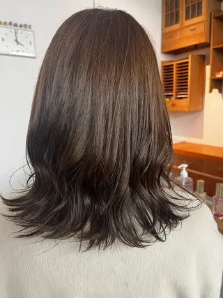 ミディアム ROSSO Hair＆SPA  香椎宮前店所属・SHIINA 香椎宮前店のヘアスタイル