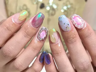 ネイル múte.三軒茶屋所属・tsuki nail /三茶/韓国ネイルのネイルデザイン