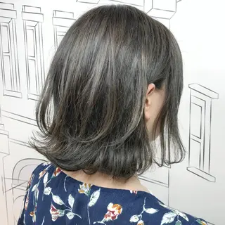 ミディアム レイヤー⭐️カラー ⭐️平川雅史のヘアスタイル