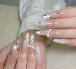 ネイル By moonネイル 🌷ワンホン/韓国風のネイルデザイン