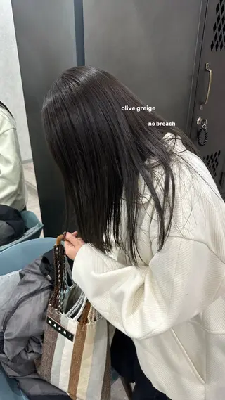 ロング カラー v-lab studio所属・韓国レイヤーカット/ 艶カラー/ noaのヘアスタイル