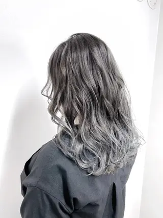 セミロング カラー AI 高田馬場店のヘアスタイル
