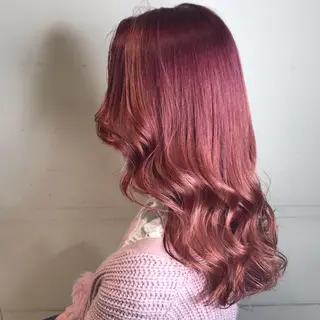 セミロング カラー ヘアアレンジ knock【ノック】所属・烏丸韓国ヘア🇰🇷 ayaka🎀のヘアスタイル