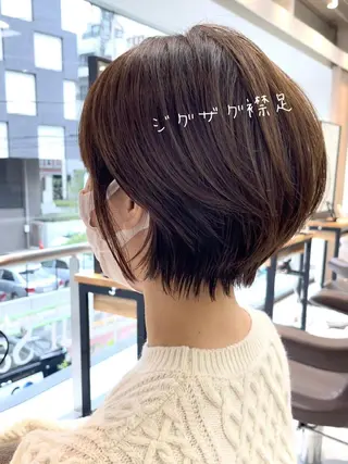 ショート neaf六本木所属・韓国風レイヤー ショート/犬塚 優介のヘアスタイル