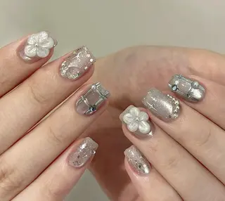 ネイル By moonネイル 🌷ワンホン/韓国風のネイルデザイン