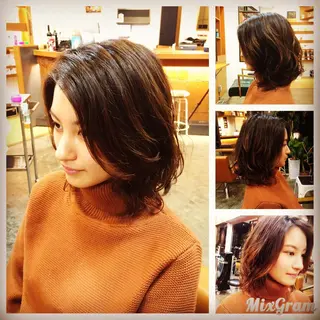 ミディアム パーマ TRICK STANDARD  natural所属・福元 光平のその他イメージ