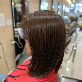 ミディアム 艶髪ブリーチカラー 💗manaka💗のヘアスタイル