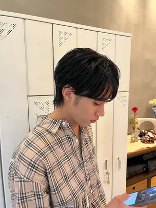 メンズ 飯田 愛結のヘアスタイル