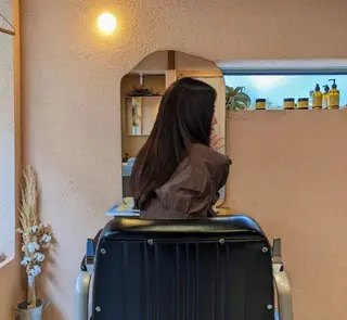 セミロング neguse所属・neguse 京都西院 貸切美容室のヘアスタイル