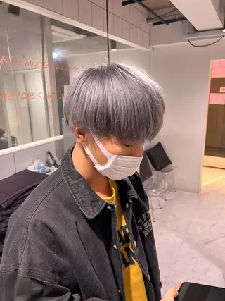 ショート カラー パーマ メンズ 🔥札幌No.1🥇 パーマ特化美容師🔥のヘアスタイル