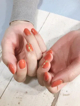 ネイル 北浦和 自爪育成ケアのネイルデザイン